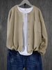 Gabbi™ - Strickjacke lässig da donna - Vest - Aprikose / S