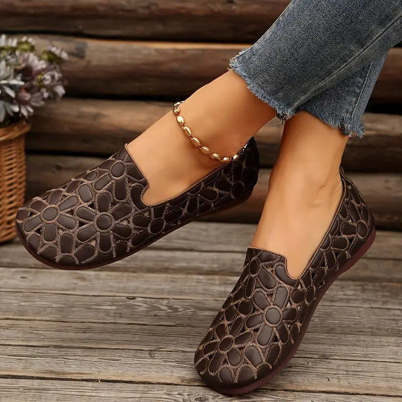 Evie | Bequeme Oxford-Ballerinas für Damen