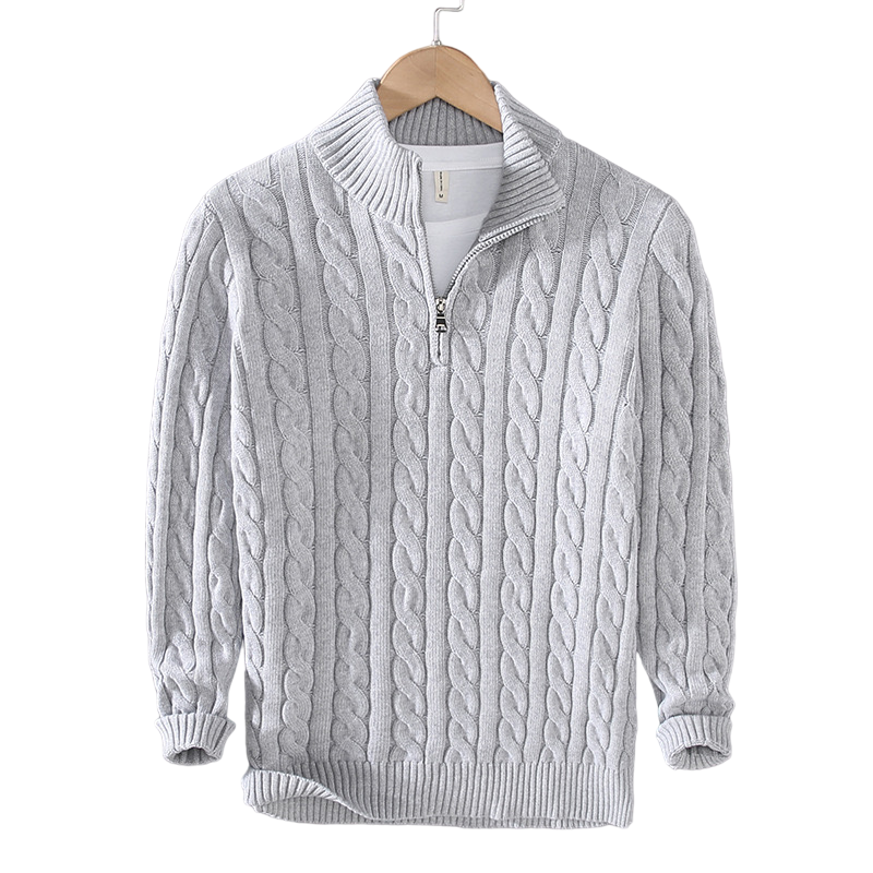 Gregory | Luxe Reißverschlusspullover