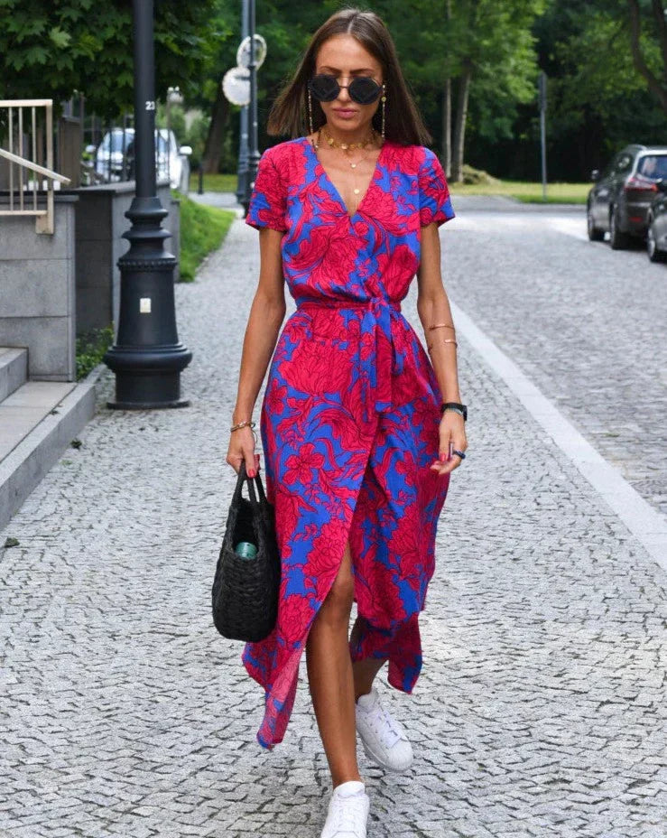 Vaniza | Elegantes Kleid mit Blütenmuster