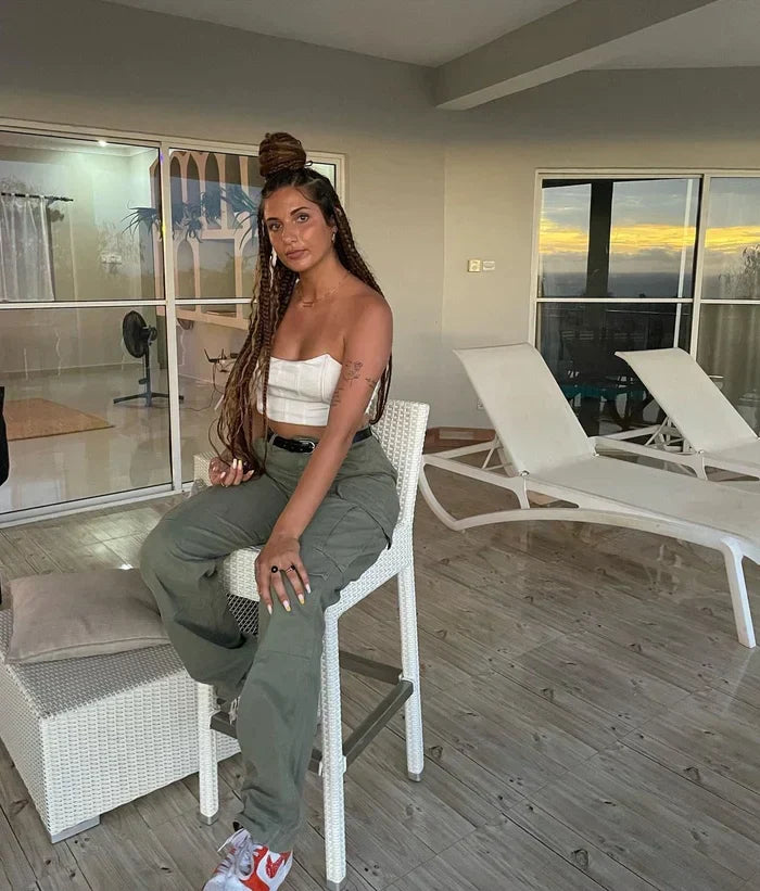 Jaina | Verstellbare Cargo-Hose In Gerader Passform