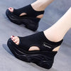 Dorris | Modische Sport-Sandalen mit hoher Ferse und klobiger Sohle