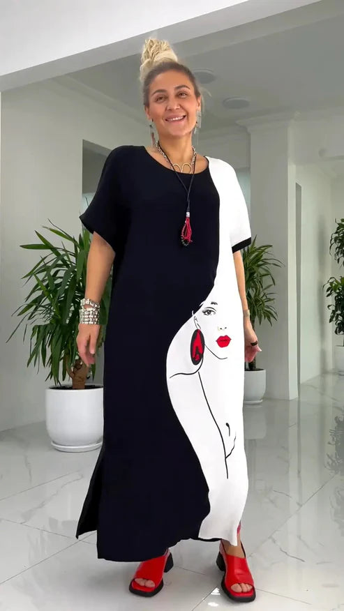 Amellia | Modisches Kleid in mittlerer Länge