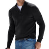 Sebas | Zip-Up Sweater - Schwarz / S