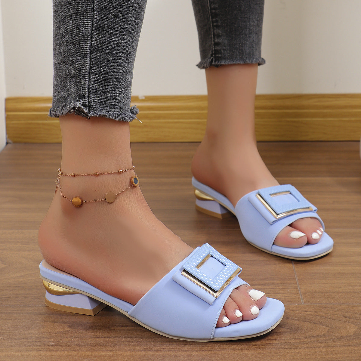 Lily | Orthopädische Damen-Sandalen mit klobigem Absatz