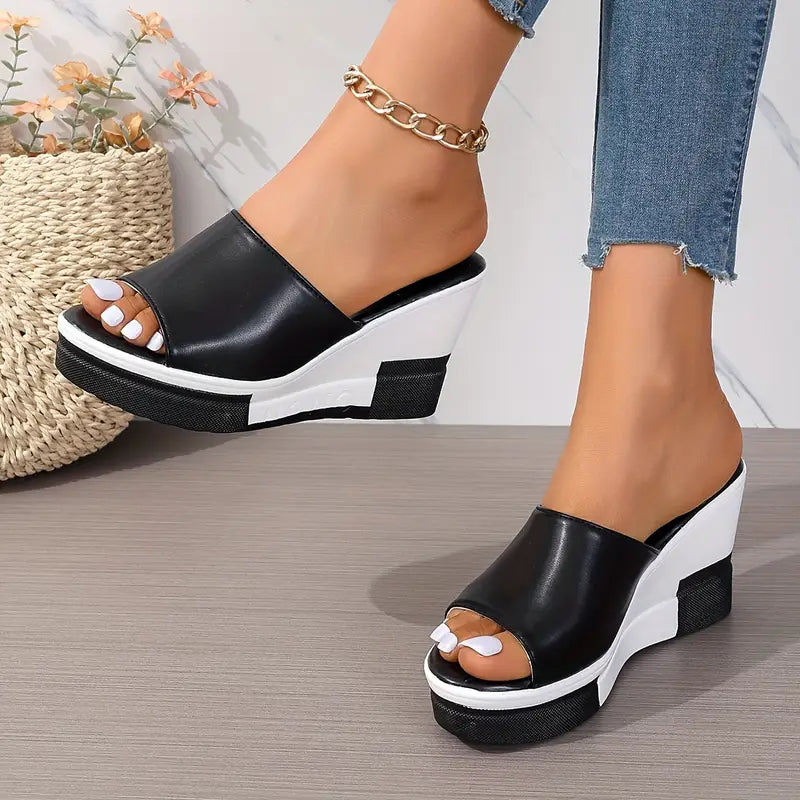 Irisa | Orthopädische Plateausandalen mit dicker Sohle