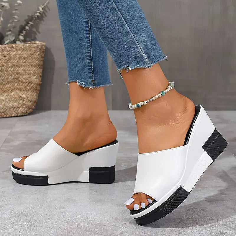 Irisa | Orthopädische Plateausandalen mit dicker Sohle
