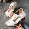 Zinia | Elegante T-Strap-Keilsandalen mit Schnalle