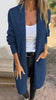 Helena™ | Kuscheliger Strickmantel - Kläder och Accessoarer - Marineblau / S