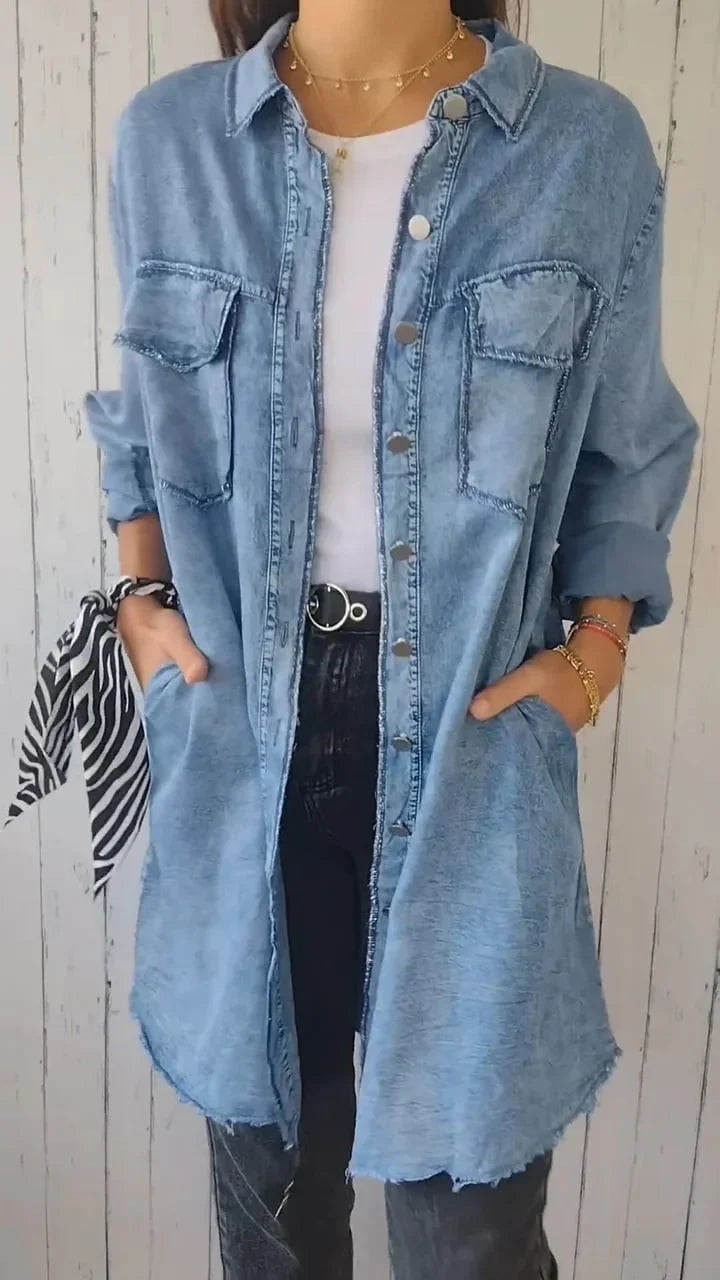 Kell | Stylisches Denim-Übershemd für Frauen