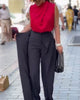 Rita | Asymmetrische Hose mit weitem Bein