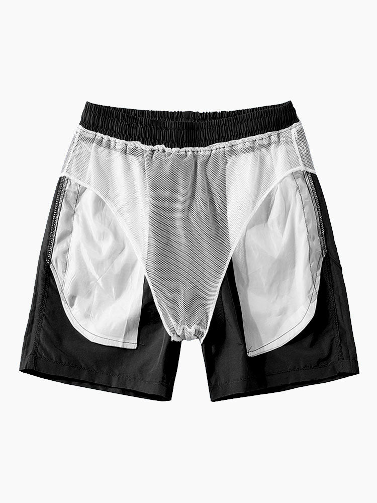 Bradly | Hemd mit Palmenprint und stylische Badeshorts