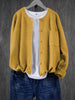 Gabbi™ - Strickjacke lässig da donna - Vest - Gelb / S