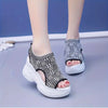 Dorris | Modische Sport-Sandalen mit hoher Ferse und klobiger Sohle