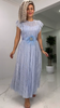 Nerissa | Schickes Chiffonkleid mit figurbetontem Schnitt