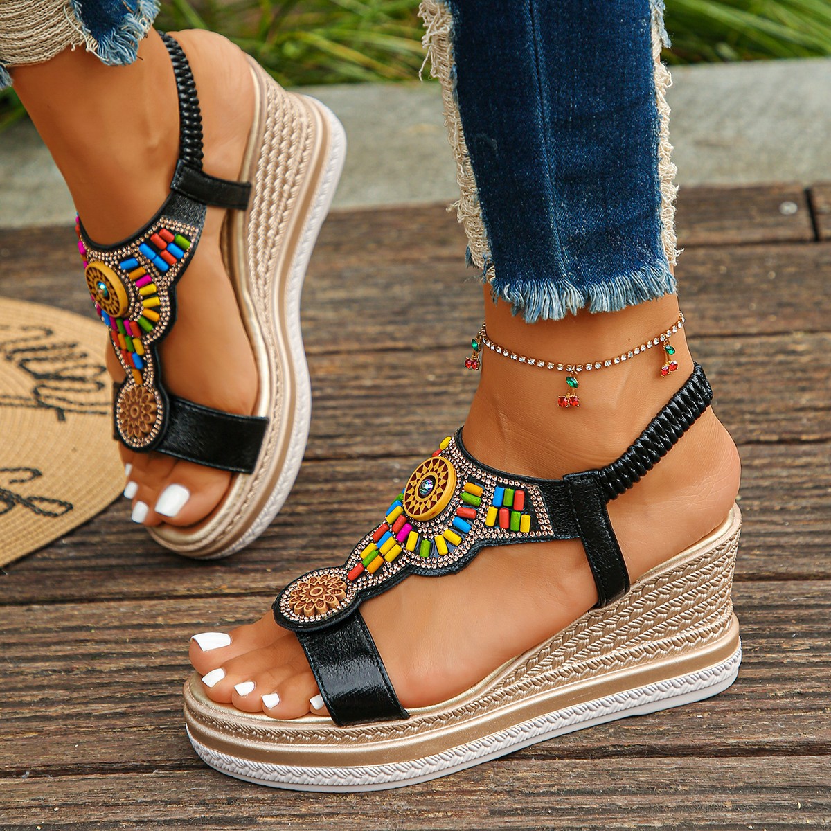 Yuri | modische Damensandalen aus weichem Leder für den Sommer