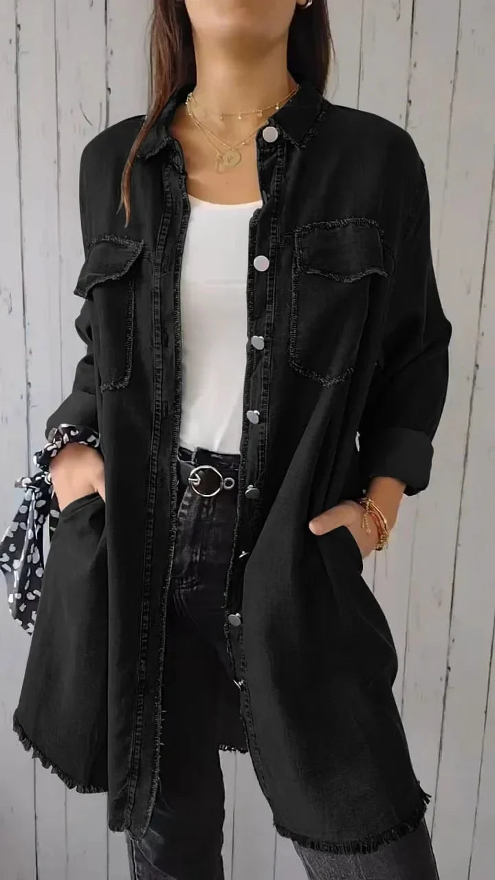 Kell | Stylisches Denim-Übershemd für Frauen