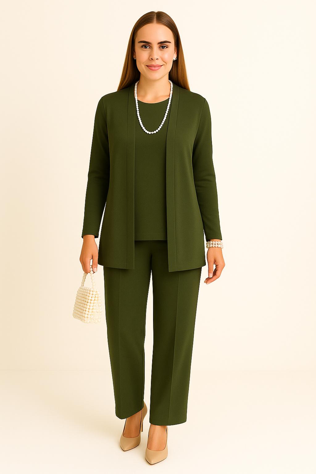 Svannie | Strickjacke, Strick & Hose Set