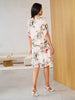 Malaya | luftiges Chiffonkleid mit dekorativem Print