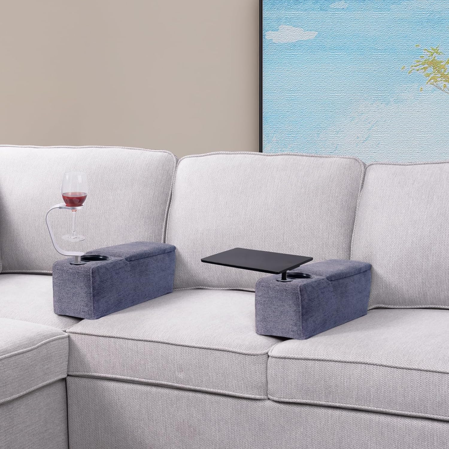 SofaGenie™ | Der Ultimative Multifunktionale Sofa-Armlehne | 50% RABATT HEUTE! - Almendra