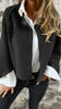 Marie | Eleganter Mantel - Schwarz / S