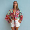 Giulia | Kimono-Top mit Blumenmuster
