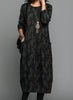 Lena | Stylisches Winterkleid - Schwarz / S