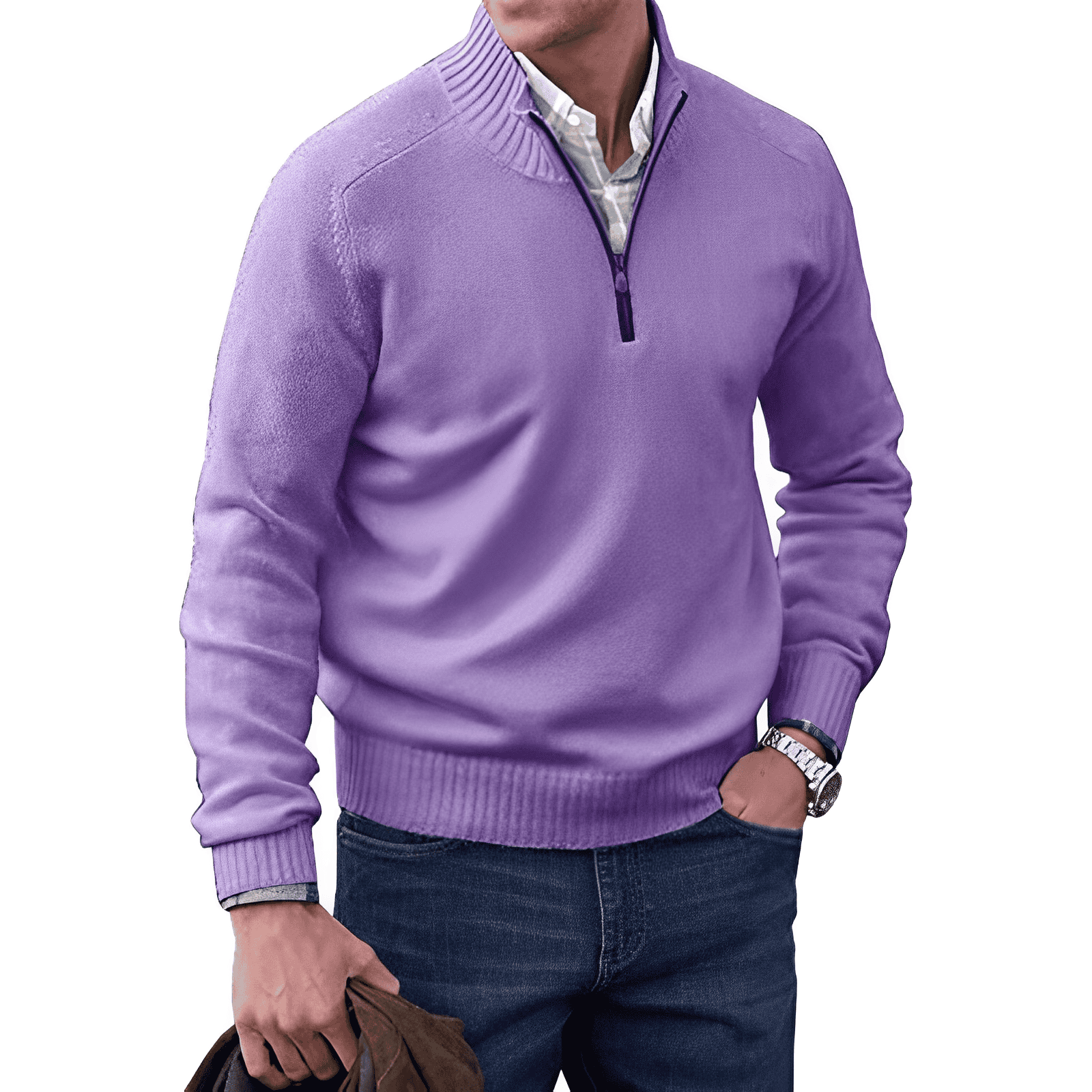 Rohan | Eleganter Pullover mit Reißverschluss