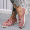 Yany | Damen-Loafers aus Wildleder mit geknoteter Quaste