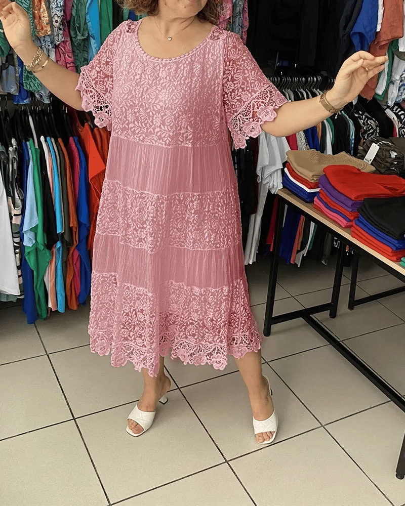 Maren | Sommerkleid mit Spitzenstickerei