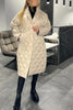 Zelly | Damen-Baumwollmantel mit Revers