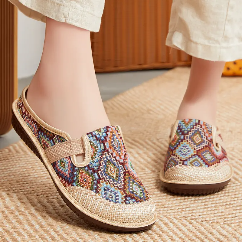 Dolly | Canvas Charm-Sandalen