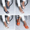Ushley | Stylische orthopädische Plateausandalen für Frauen