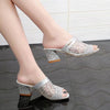 Dina | Funkelnde Sandalen mit edlen Pailletten