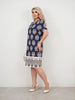Emilia | elegantes Damenkleid mit Bohemian-Print