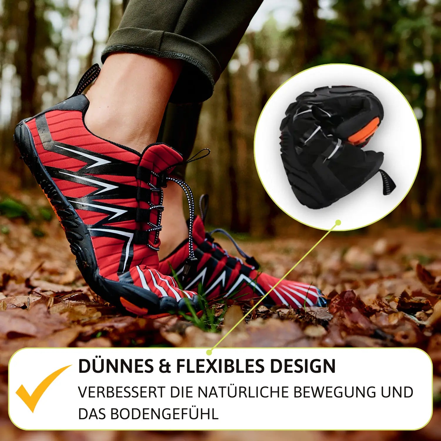 Donny | Herren Barfuß-Stil Wasser Turnschuhe