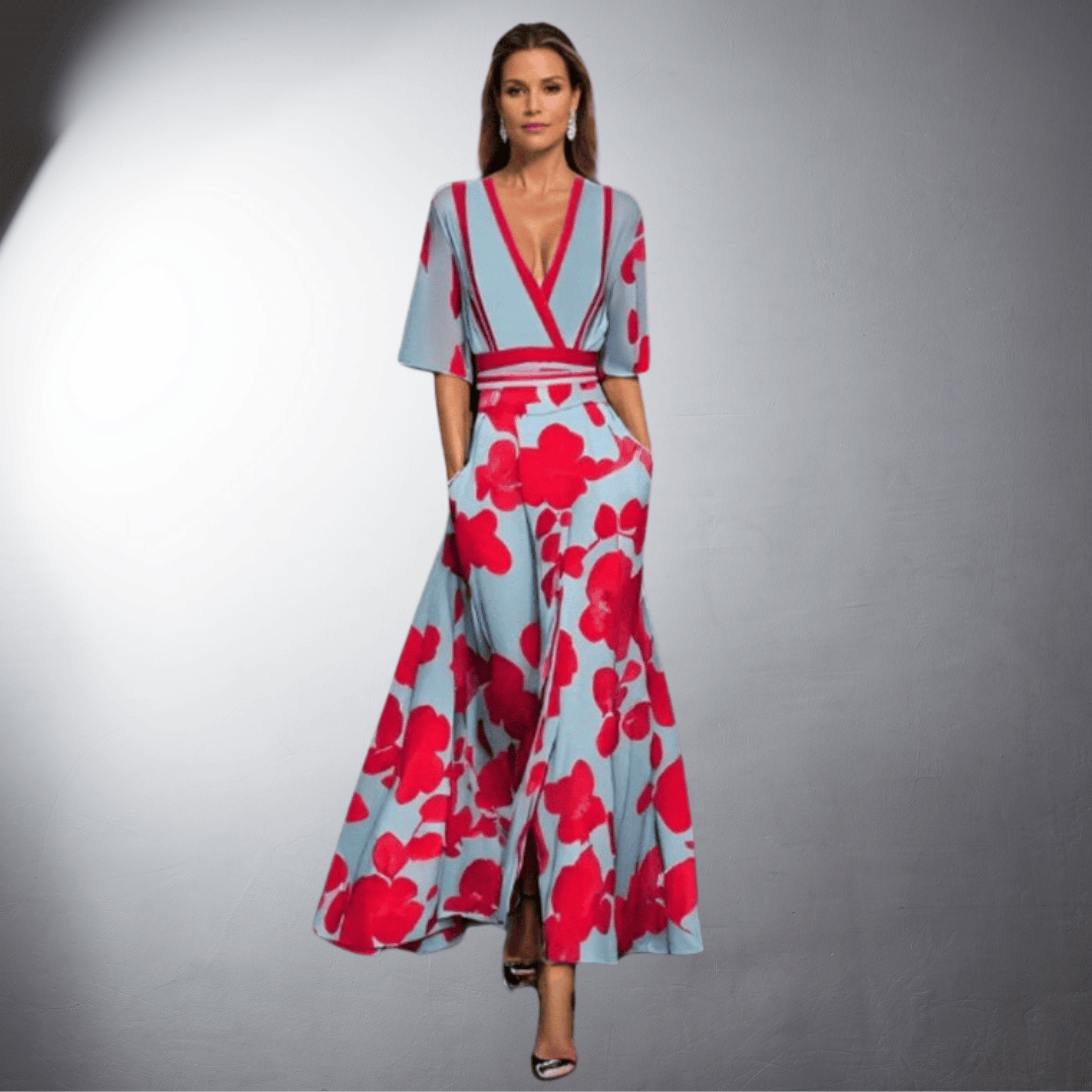 Myrtle | Handgefertigtes Blumen-Eleganzkleid
