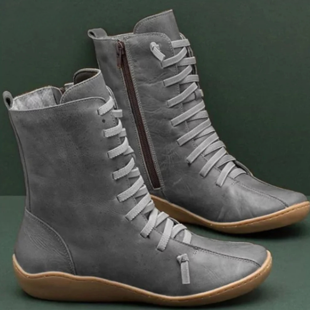 Mia™ | Orthopädische Winterstiefel - Grau / 35