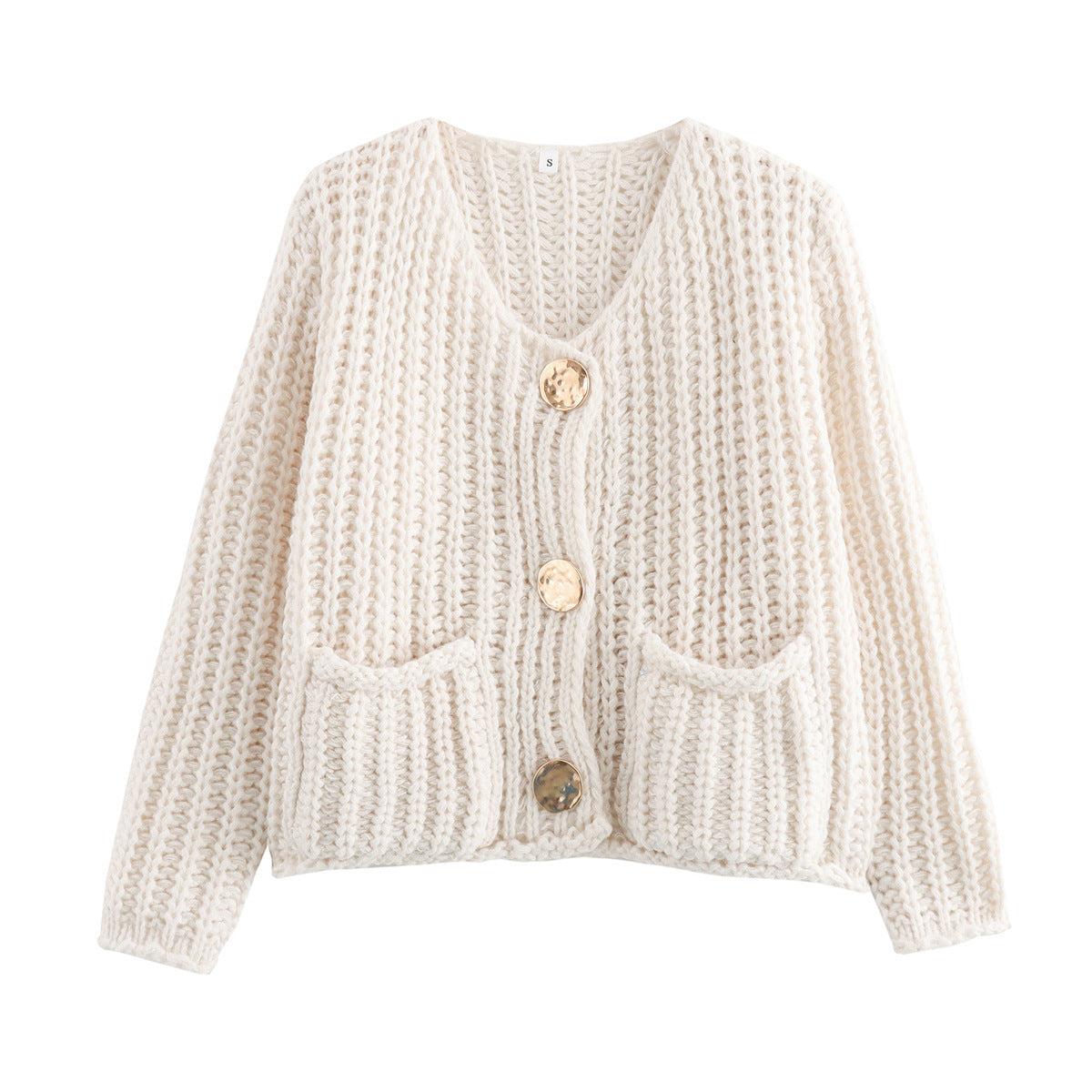 Mira™ - Modische Strickjacke - Beige / S