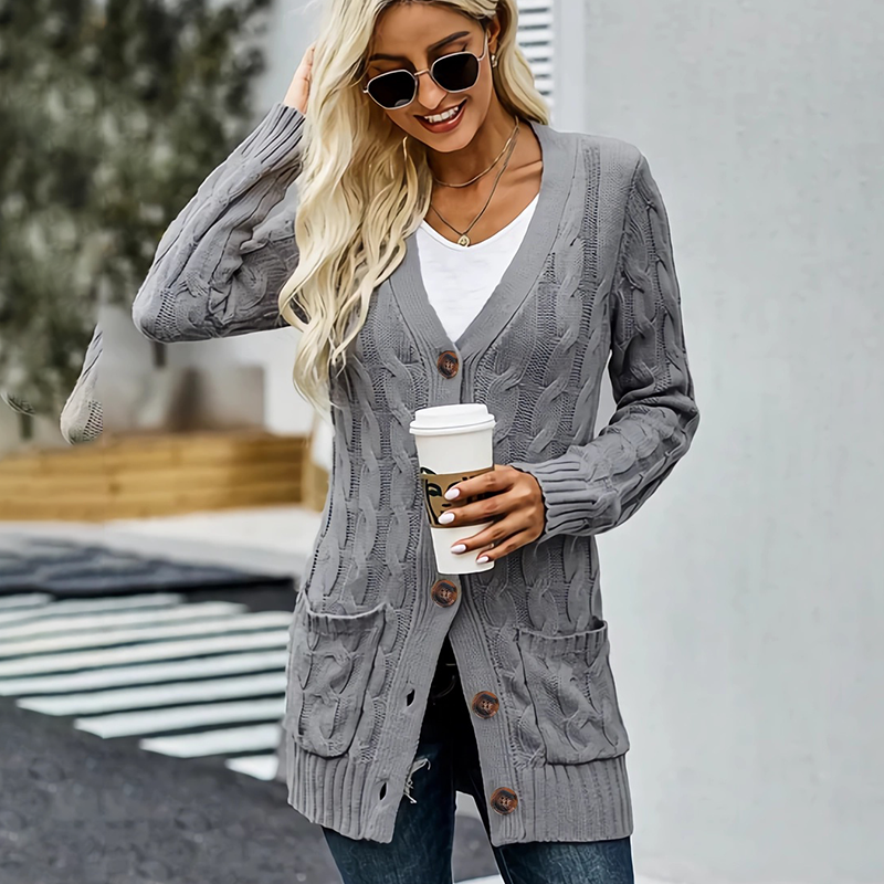 Sivia | Damen-Midimodell Pullover