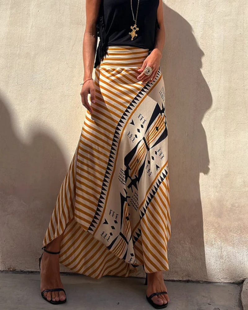 Tyronia | Femininer langer Rock im Boho-Stil