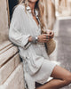 Daliah | Urban Shirt Minikleid mit Manschettenärmel