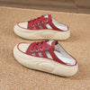 SnugFeet™ - Damen-Halbschlappen mit geschlossenem Zehenbereich - Rot / 35
