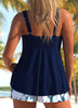 Zaryn | Tankini-Set mit Palmenmuster