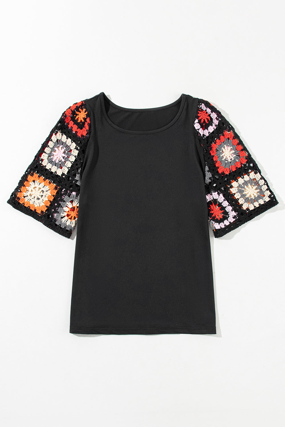 Meribeth | Häkel-Top mit Blumenmuster