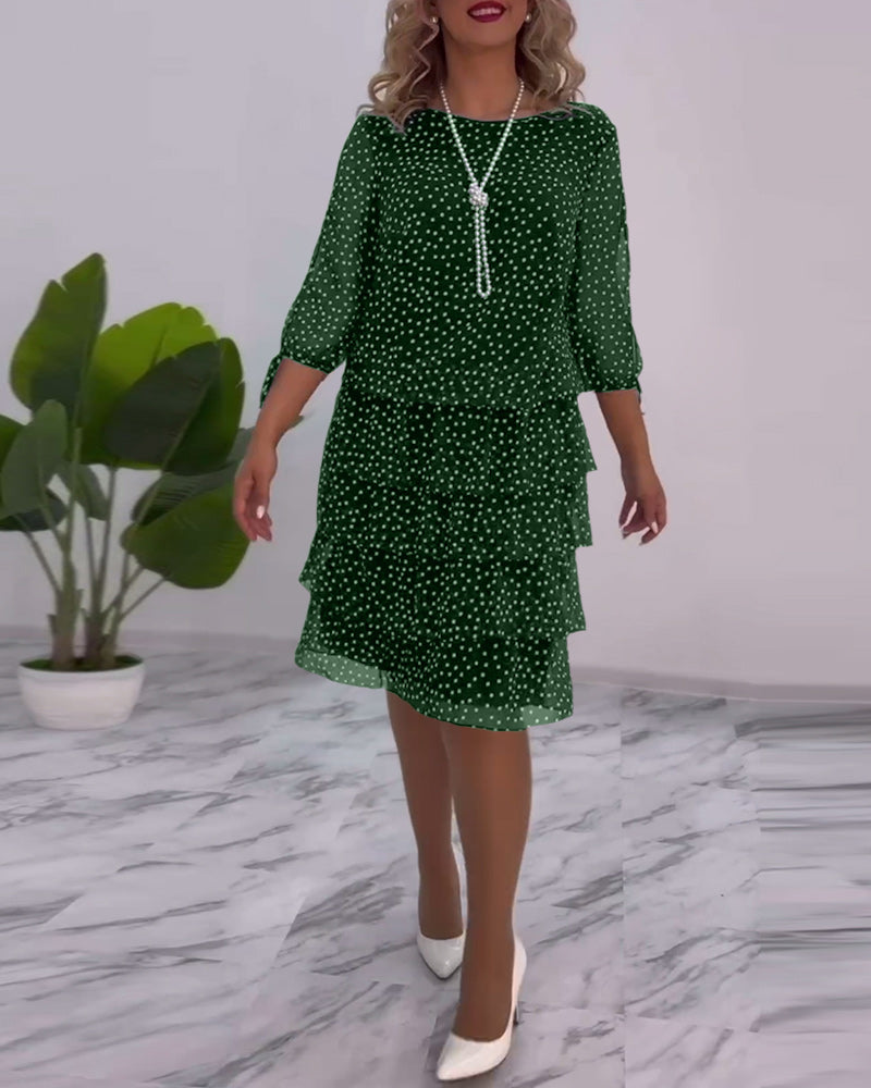 ❤️【S-5XL】2024 nowa elegancka sukienka jesienna