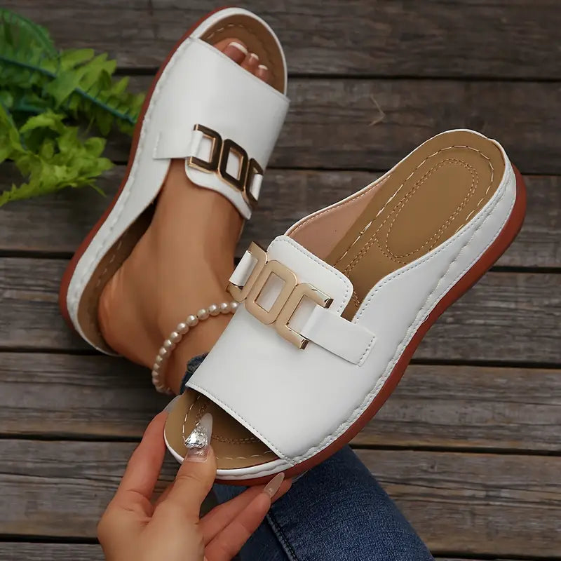 Isabel | Elegante Damen-Sandalen auf Keilabsatz