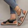 Ivory | Bequeme flache Damen-Sandalen aus Maschenware