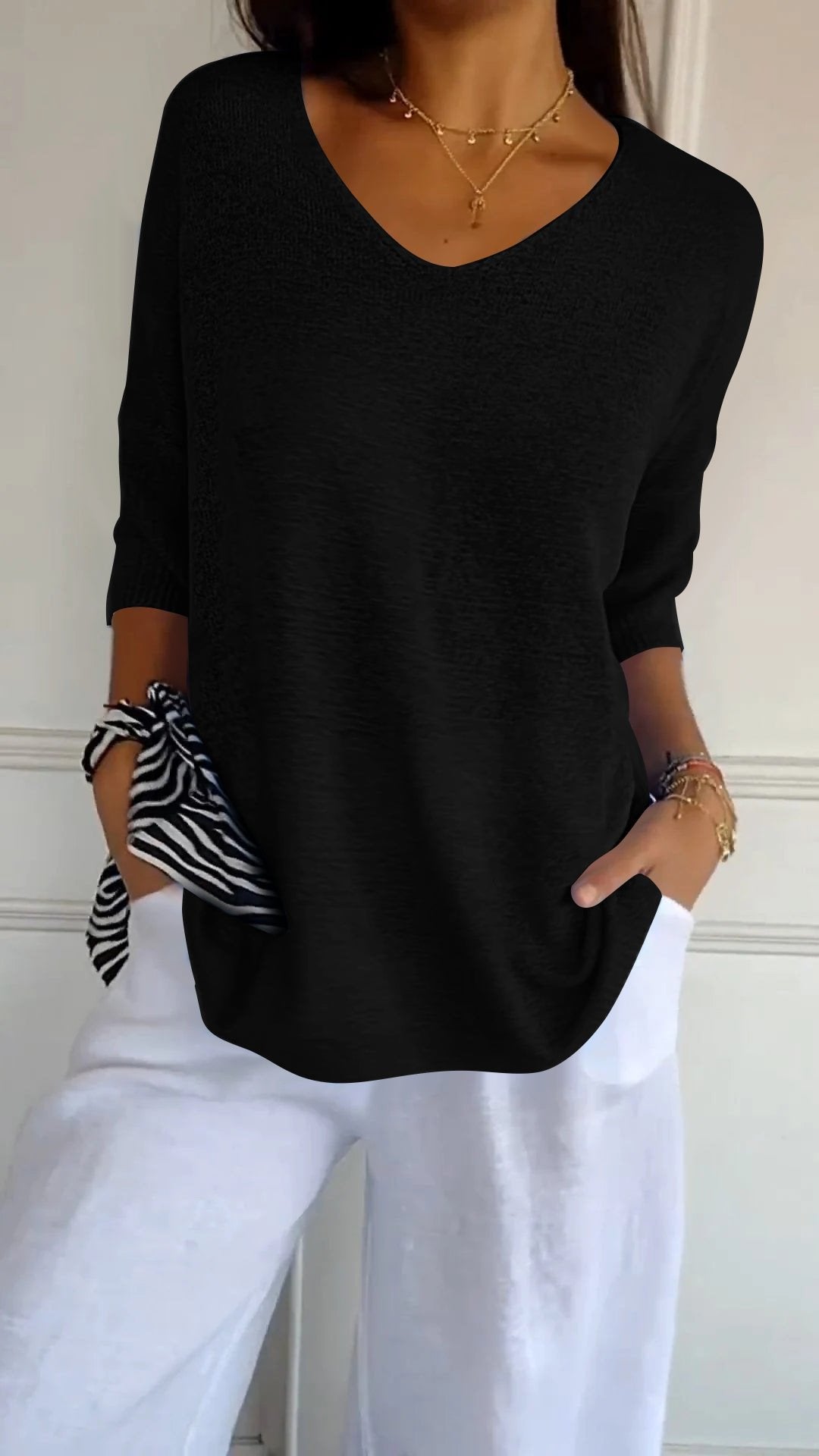 Vilmaza | Schicker Strickpullover für Frauen