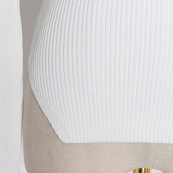 Mairie | Femininer Strickpullover mit formgebendem Design